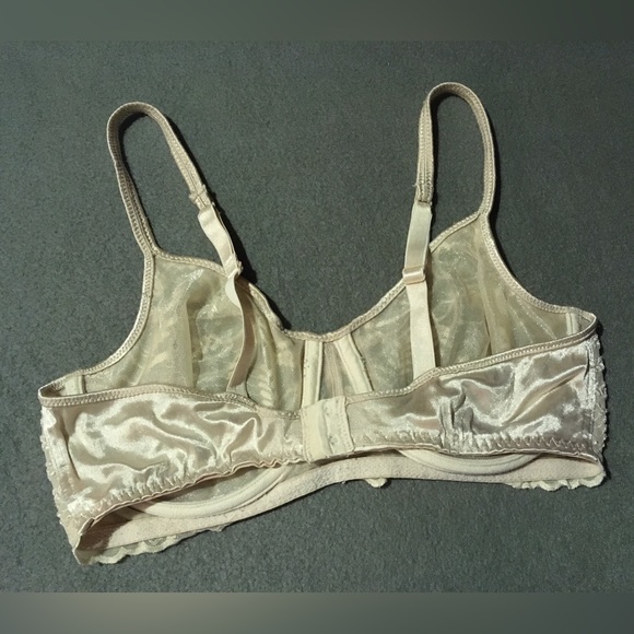 Vanity Fair Vintage Sheer Bra - Nude 36C Underwire - Picture 2 of 5